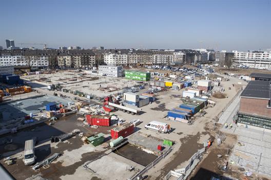 This picture shows the building site on campus Derendorf.